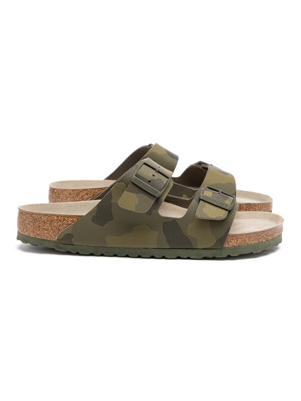 Birkenstock Arizona Soft Footbed Desert Soil Camo Green Birko-Flor Women's 9 NWT - Picture 3 of 6